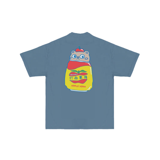 Chunky Sidra Bear T-Shirt - Denim Blue