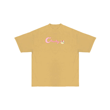 Chunky Smushed Frog T-Shirt - Mustard