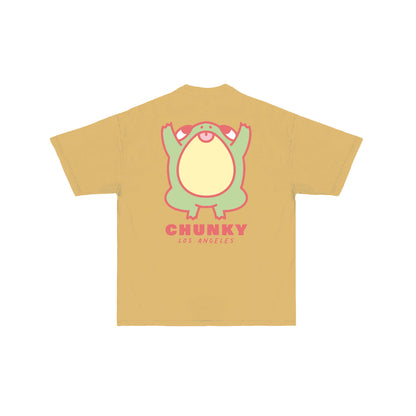 Chunky Jumping Frog v2 T-Shirt - Mustard