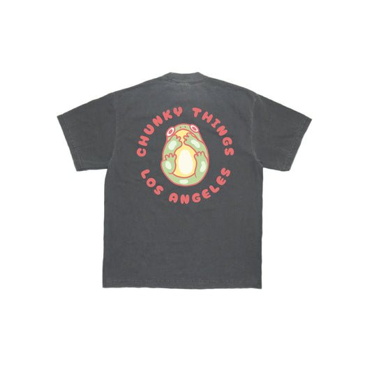 Chunky Smushed Frog T-Shirt - Shadow