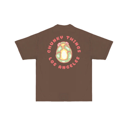Chunky Smushed Frog T-Shirt - Mocha