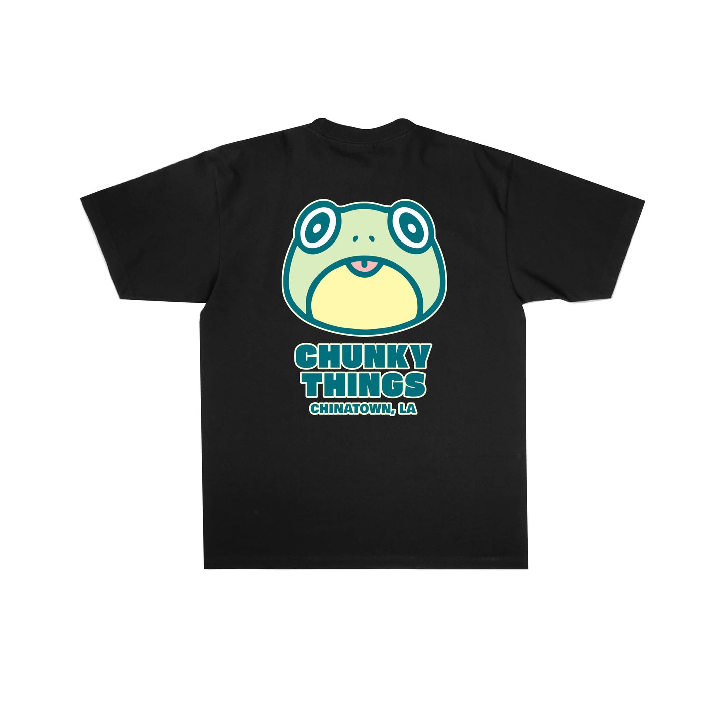 Chunky Frog 5 Year Anniversary T-Shirt -  Black