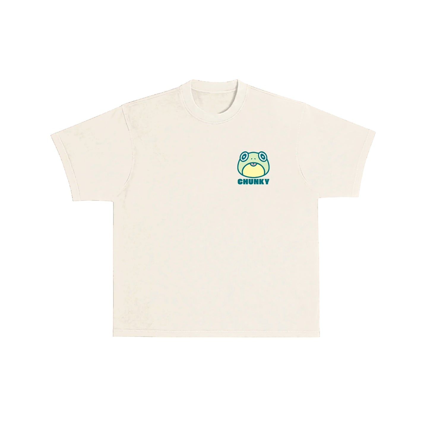 Chunky Frog 5 Year Anniversary T-Shirt -  Cream