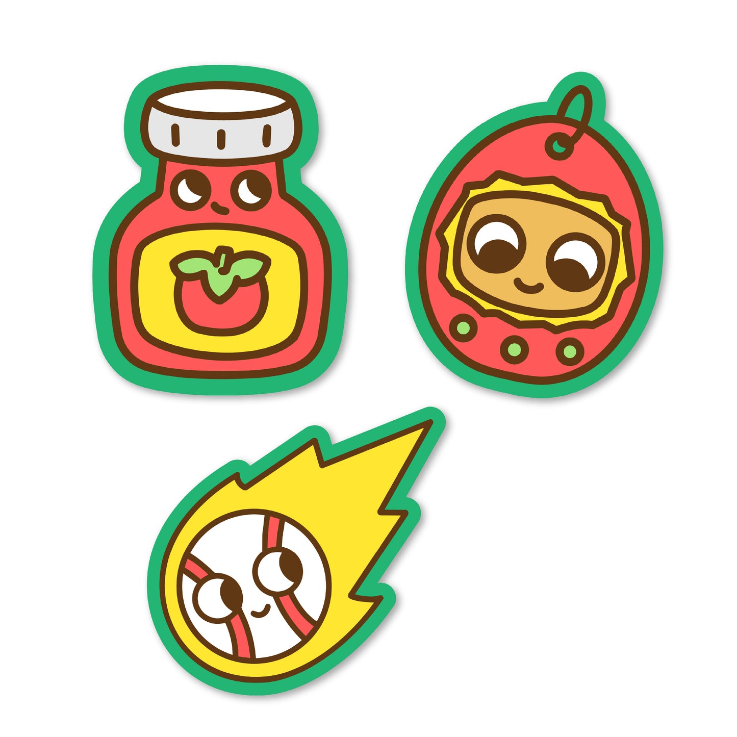 Just A Random Cute Pack of 3 Stickers