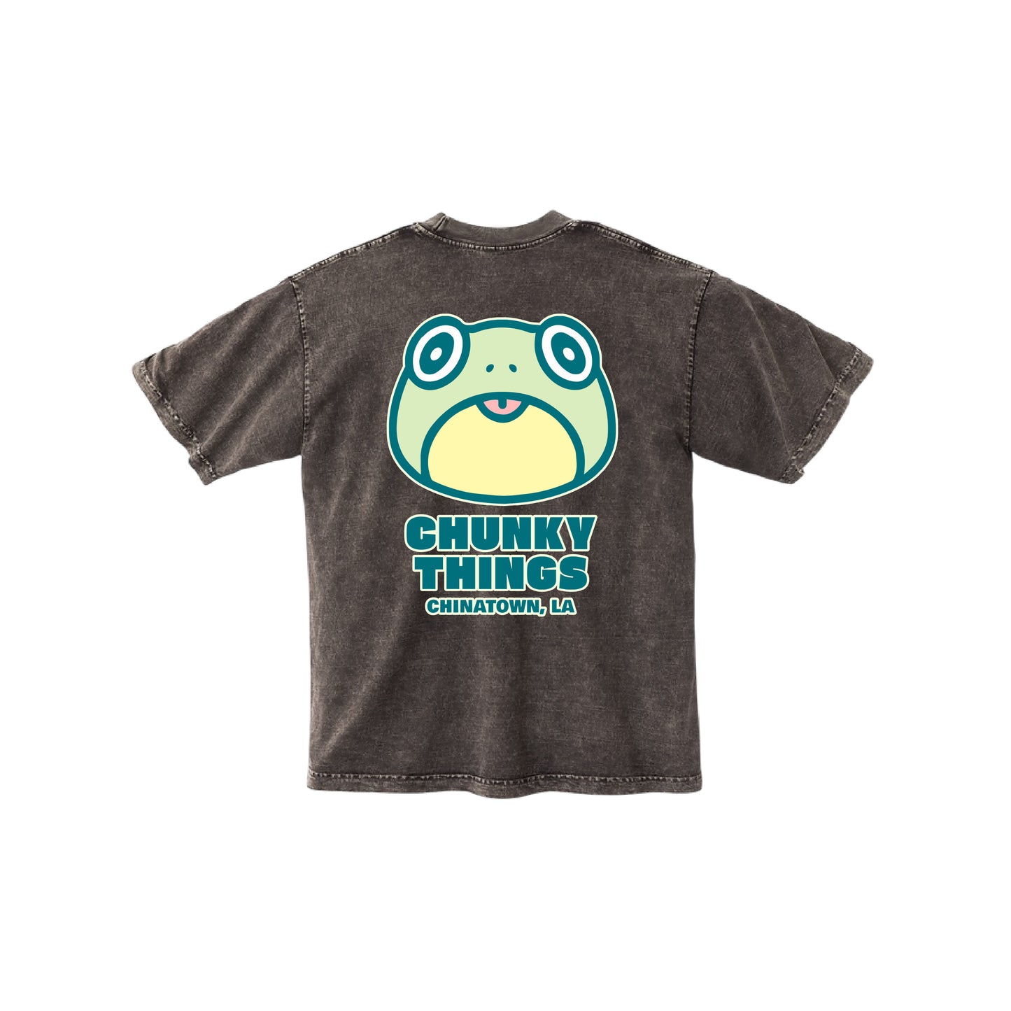 Chunky Frog 5 Year Anniversary T-Shirt - Brown Grounds
