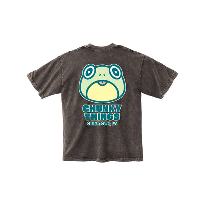 Chunky Frog 5 Year Anniversary T-Shirt - Brown Grounds