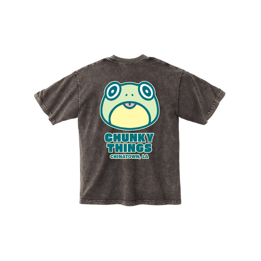 Chunky Frog 5 Year Anniversary T-Shirt - Brown Grounds