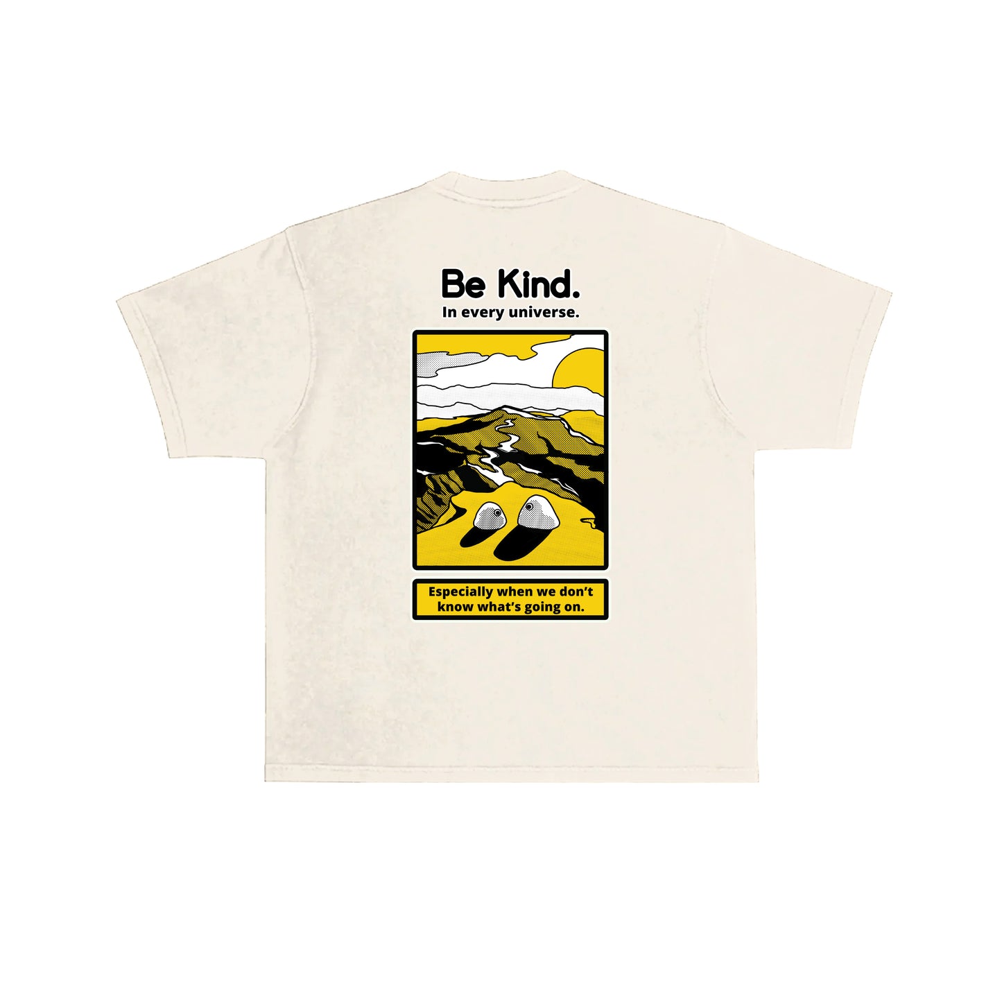Be Kind EEAAO T-Shirt -  Cream