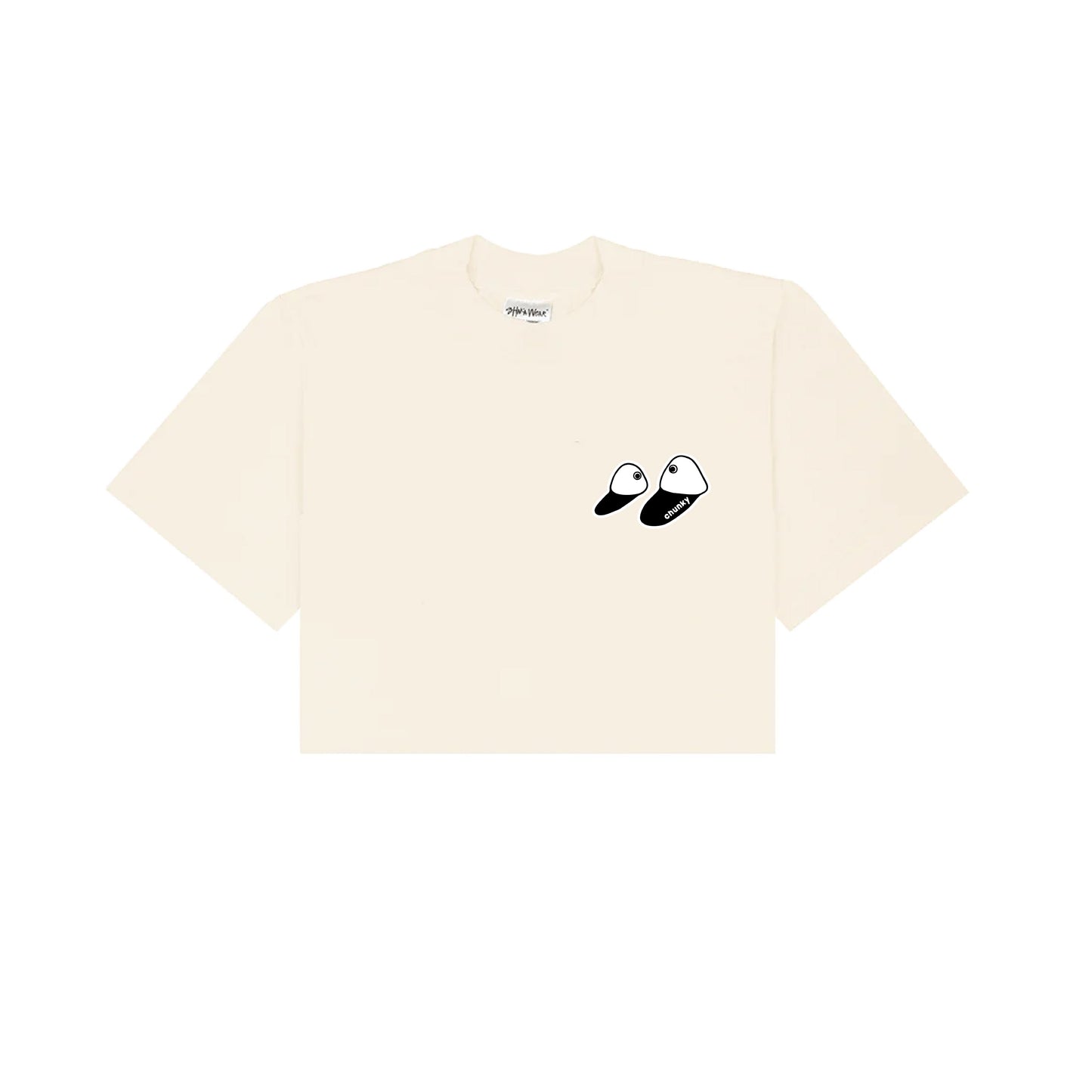 Be Kind EEAAO Cropped T-Shirt - Cream