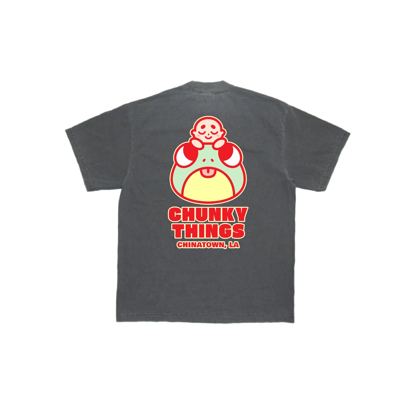 Chunky Frog and Tiny Baby T-Shirt -  Shadow