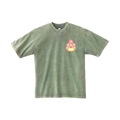 Chunky Frog and Tiny Baby T-Shirt - Matcha