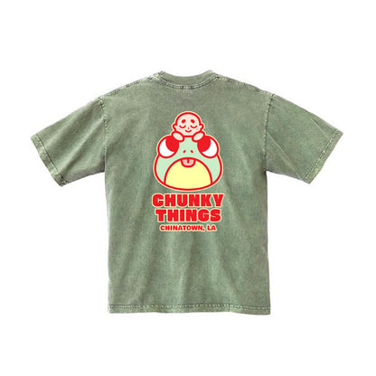 Chunky Frog and Tiny Baby T-Shirt - Matcha