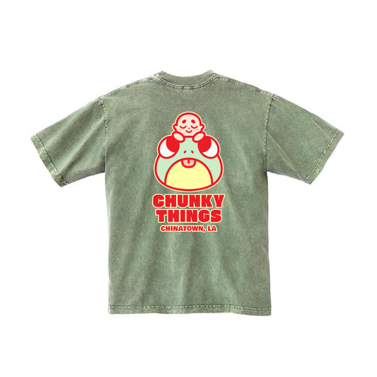 Chunky Frog and Tiny Baby T-Shirt - Matcha