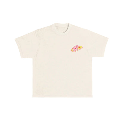 Take Off Your Shoes T-Shirt -  Cream