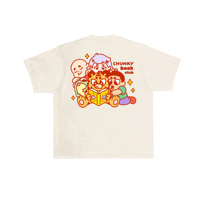 Chunky Book Club T-Shirt -  Cream