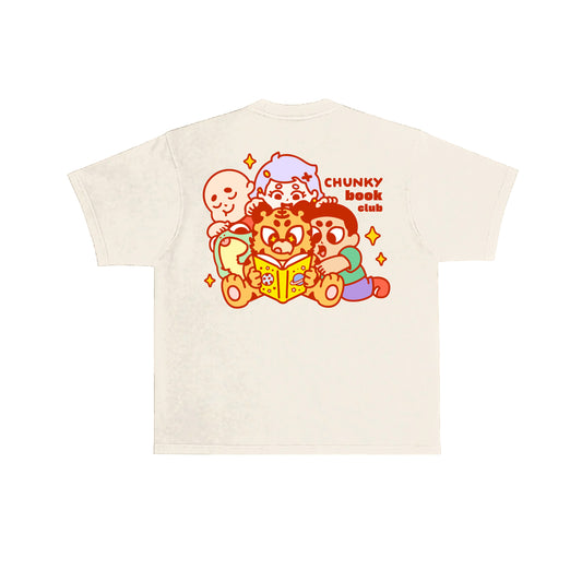 Chunky Book Club T-Shirt -  Cream