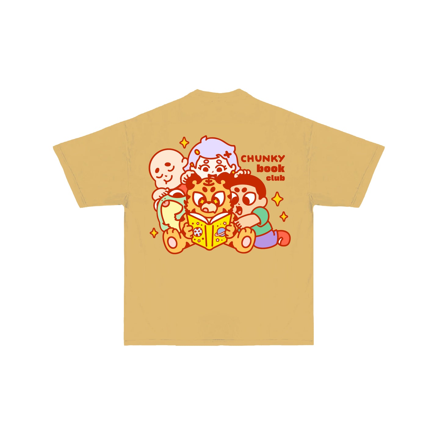 Chunky Book Club T-Shirt -  Mustard