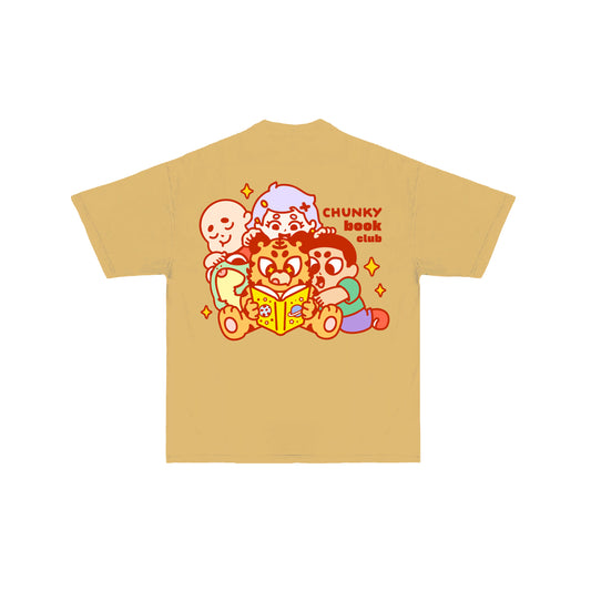 Chunky Book Club T-Shirt -  Mustard