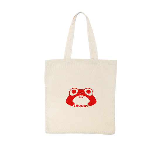 Chunky Frog Canvas Tote