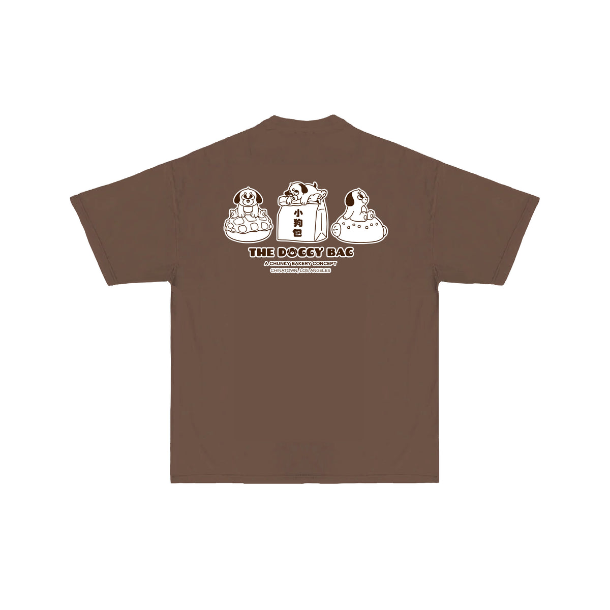 The Doggy Bag Logo T-Shirt - Brown