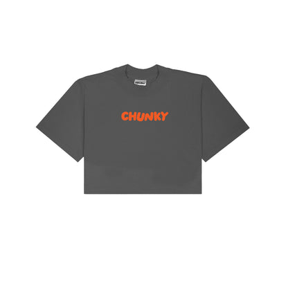 Chunky So Very Fishy Cropped T-Shirt - Shadow