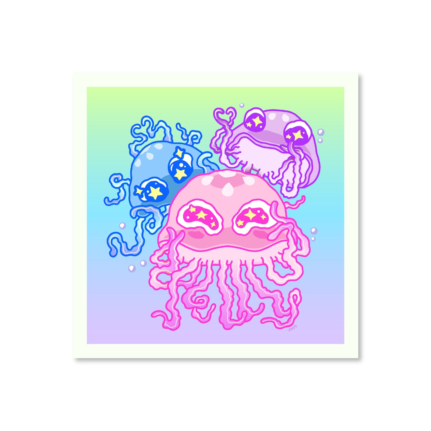 Jellyous Jelly Fish Print