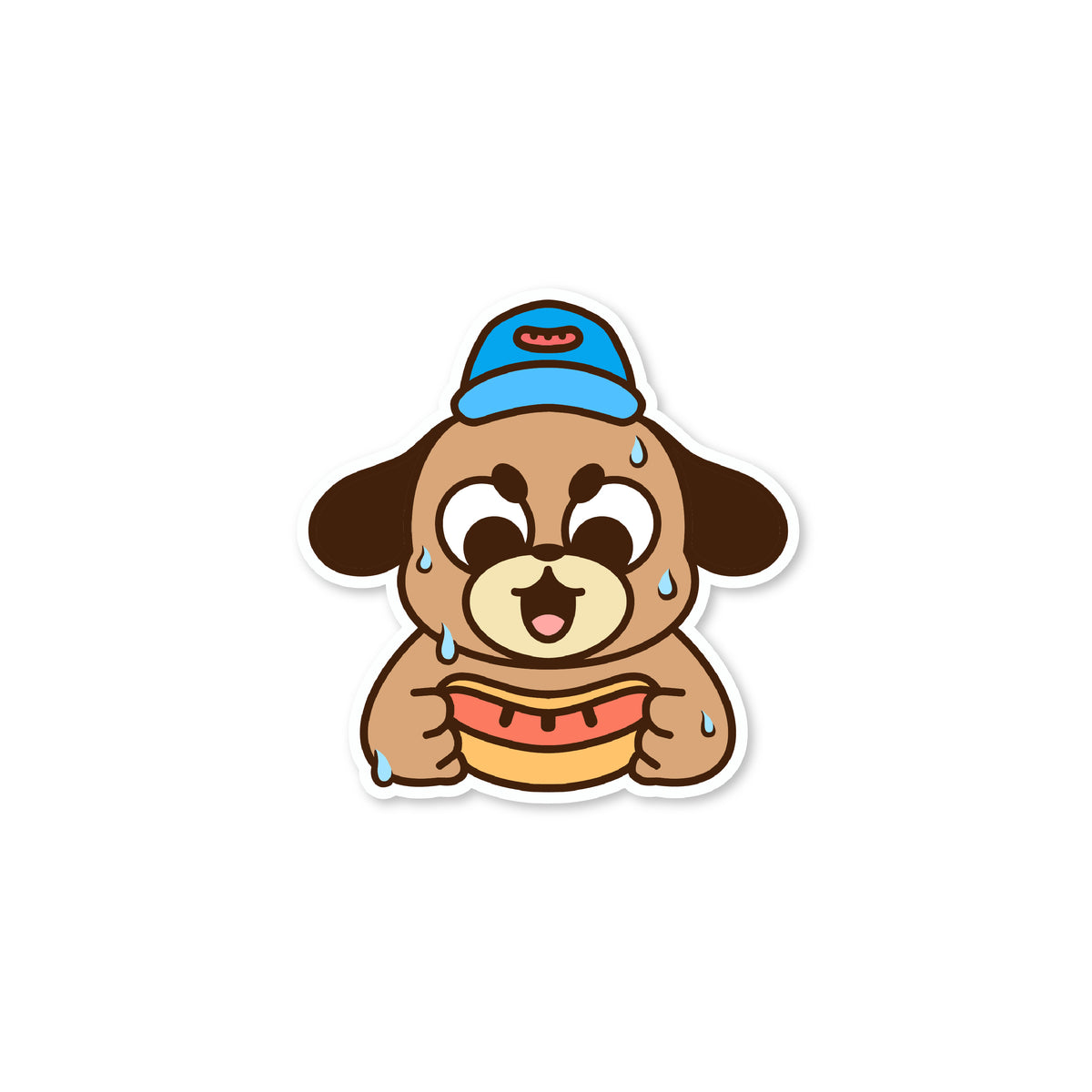 Hot Hot Dog Sticker