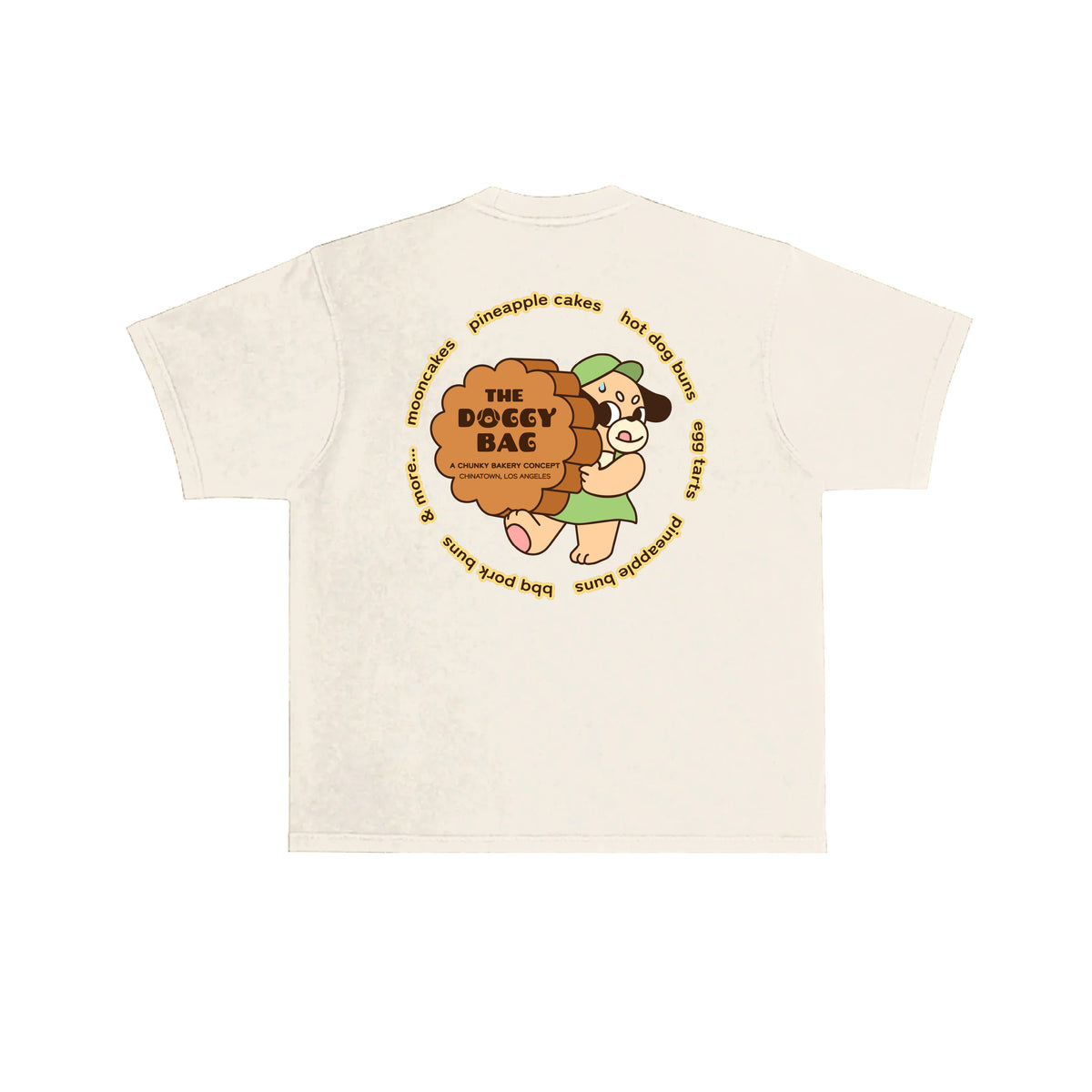 The Doggy Bag Mooncake T-Shirt - Cream