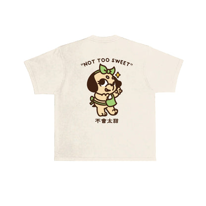 The Doggy Bag Not Too Sweet T-Shirt - Cream