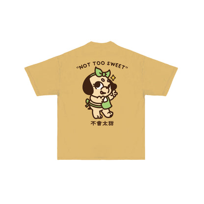 The Doggy Bag Not Too Sweet T-Shirt - Mustard