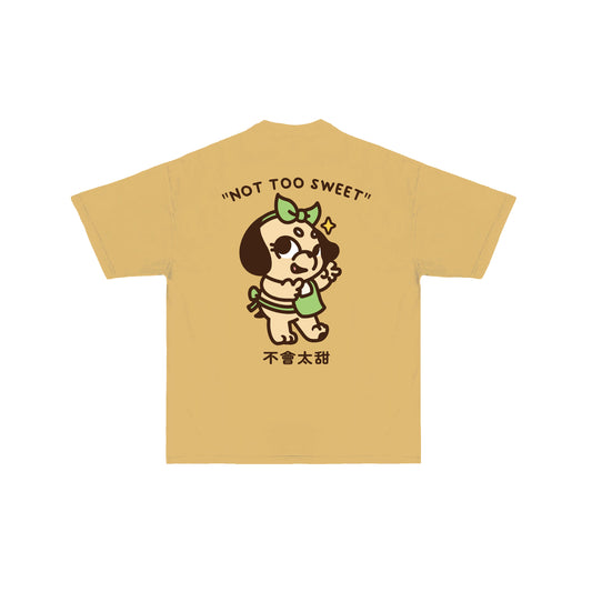 The Doggy Bag Not Too Sweet T-Shirt - Mustard