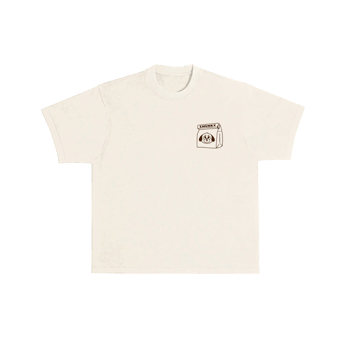 The Doggy Bag Logo T-Shirt - Cream