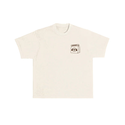 The Doggy Bag Logo T-Shirt - Cream