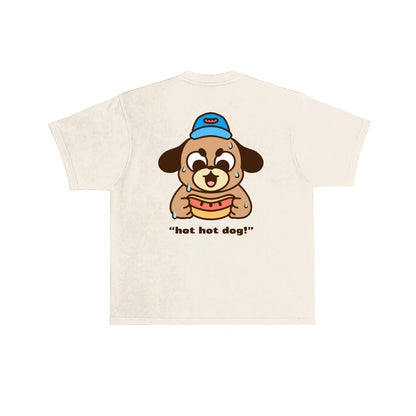Hot Hot Dog T-Shirt - Cream