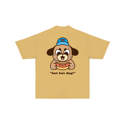 Hot Hot Dog T-Shirt - Mustard Yellow