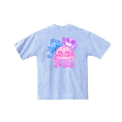 Chunky Jellyous of Us Jelly Fish T-Shirt - Ice Block