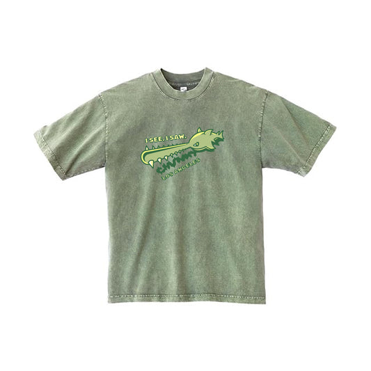 Chunky See Saw Fish T-Shirt - Sea Weed Foam