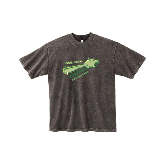 Chunky See Saw Fish T-Shirt - Charred Brown