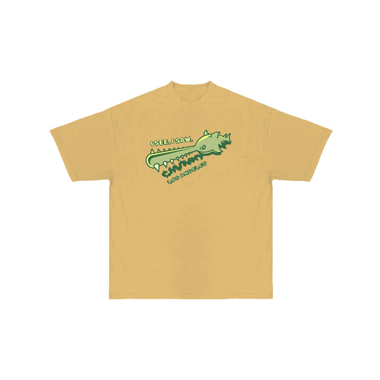 Chunky See Saw Fish T-Shirt - Mustard