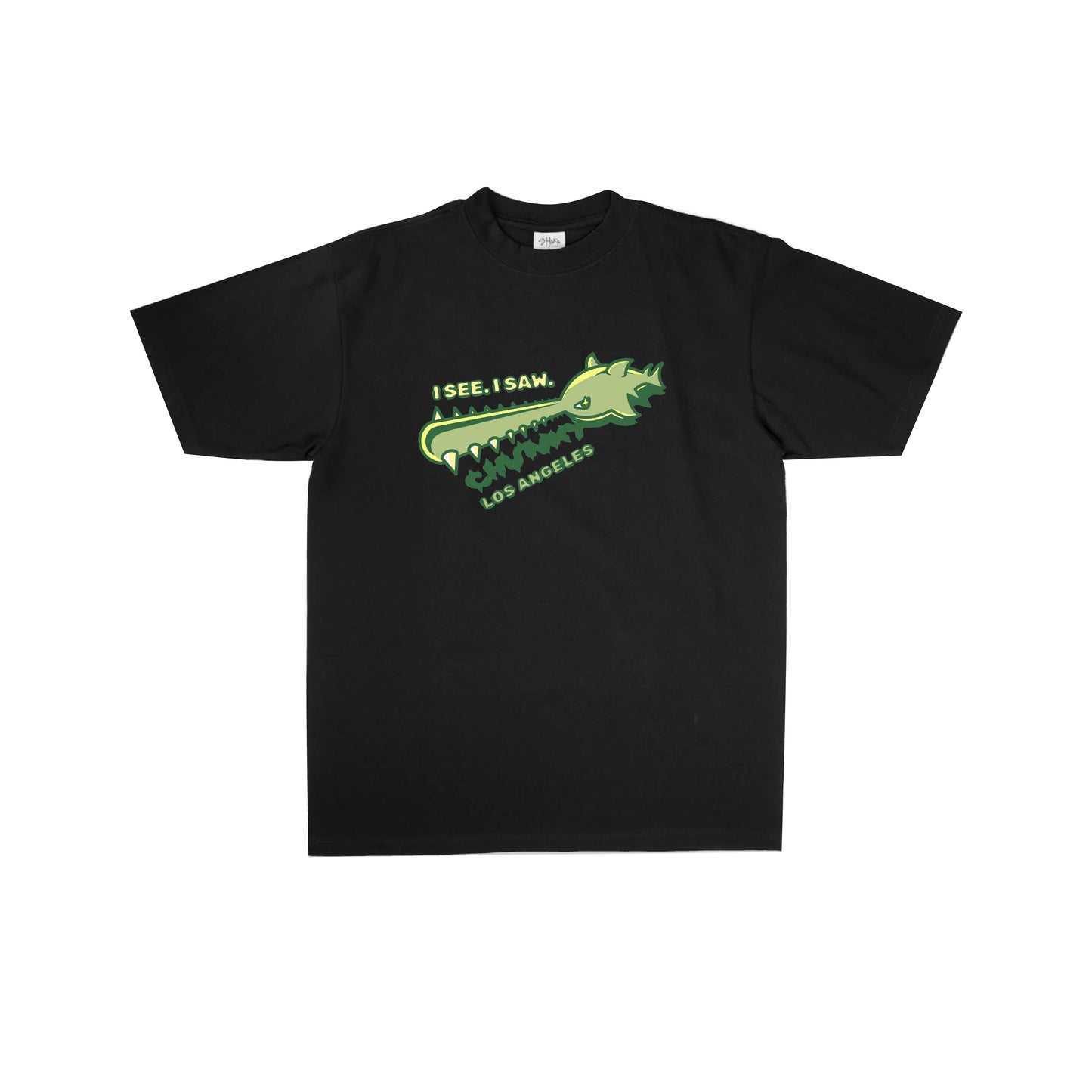 Chunky See Saw Fish T-Shirt - Black