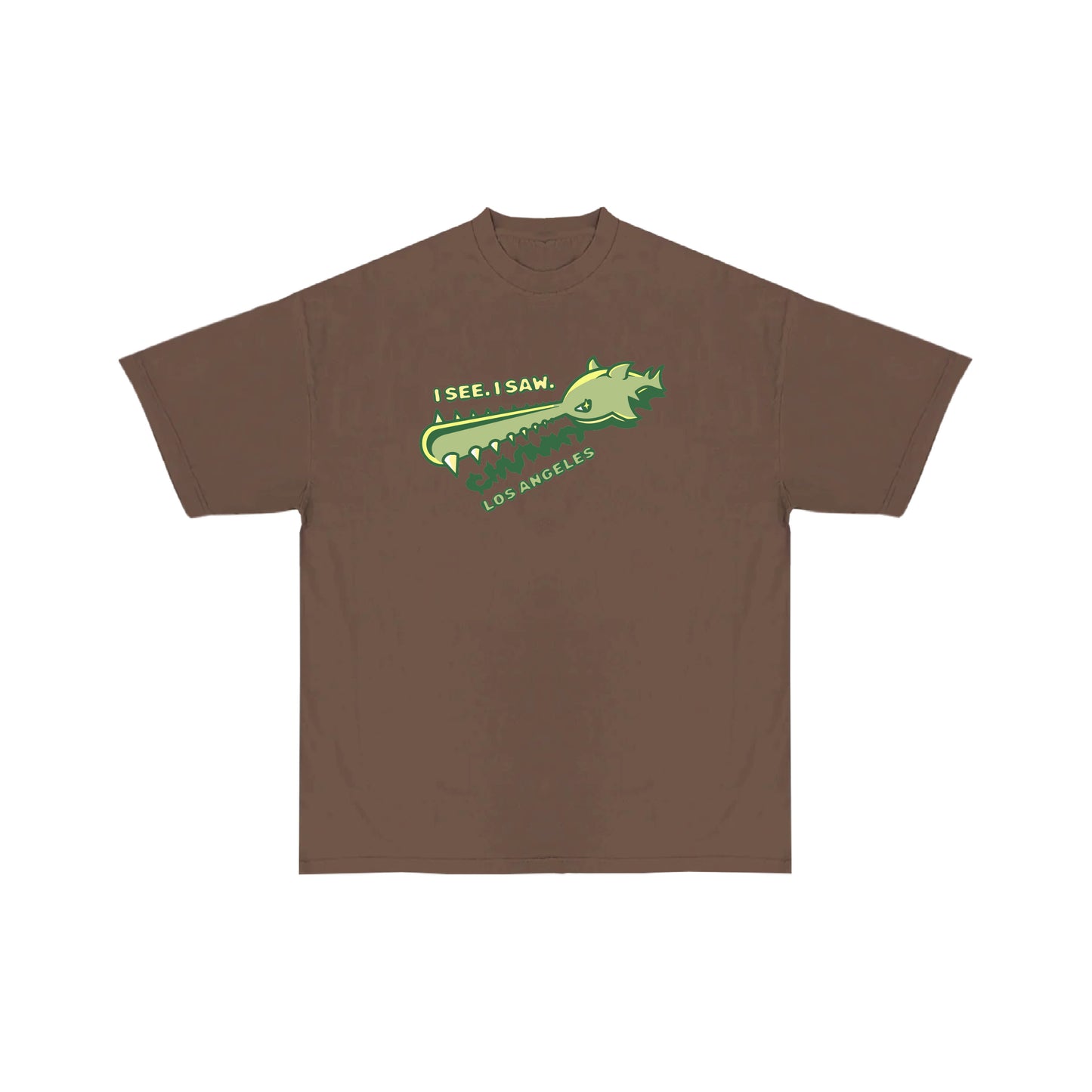 Chunky See Saw Fish T-Shirt - Brown