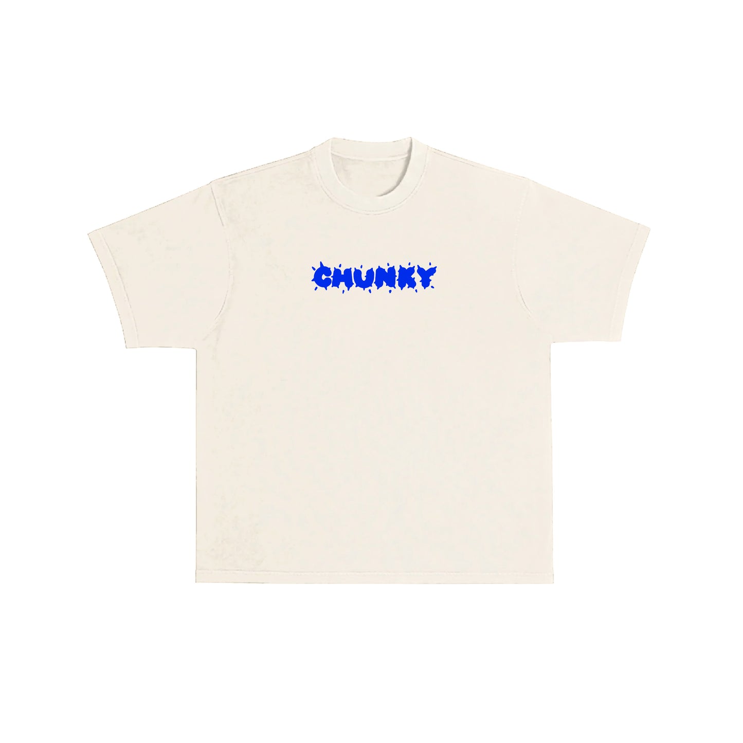 Chunky Blow Up Fish T-Shirt - Cream