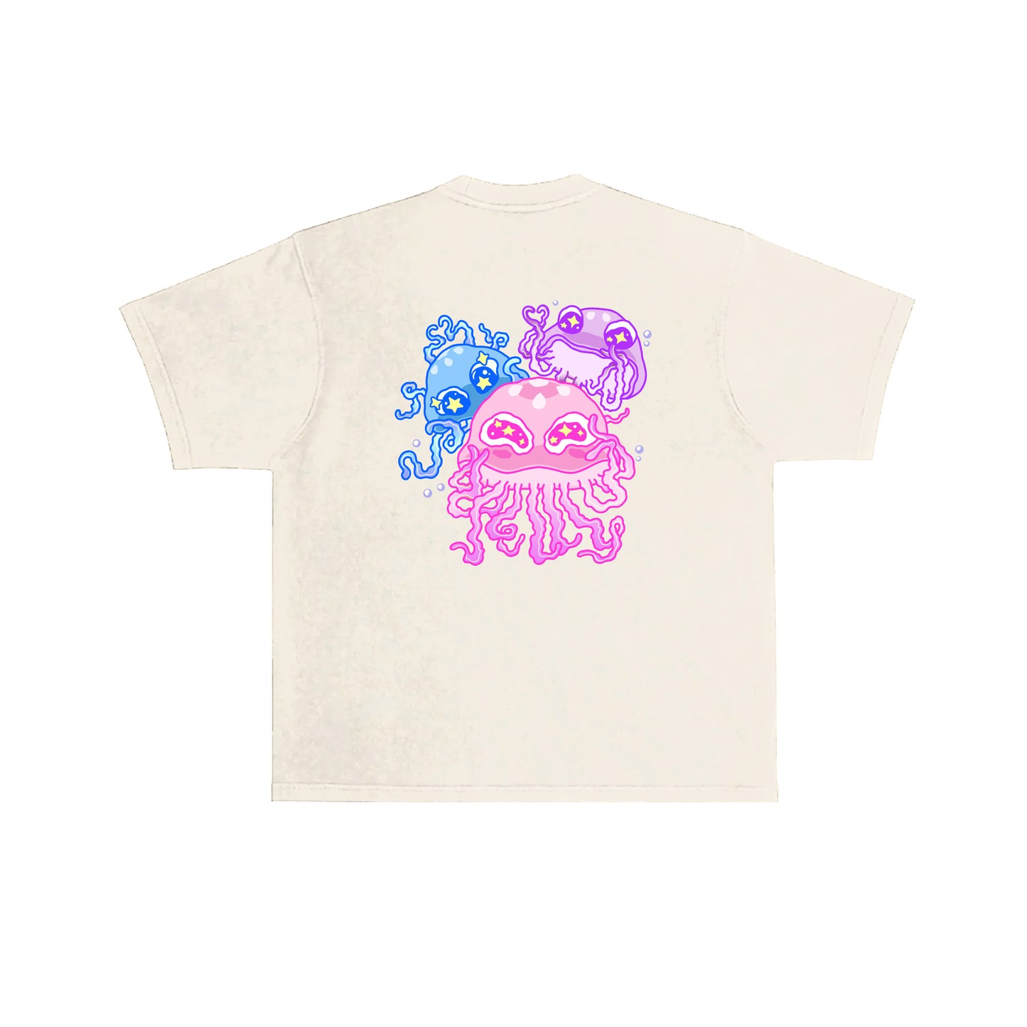 Chunky Jellyous of Us Jelly Fish T-Shirt -  Cream