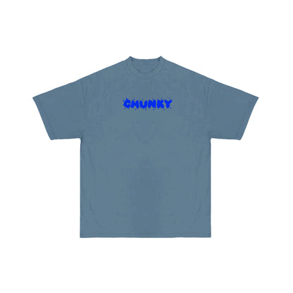 Chunky Blow Up Fish T-Shirt - Denim Blue