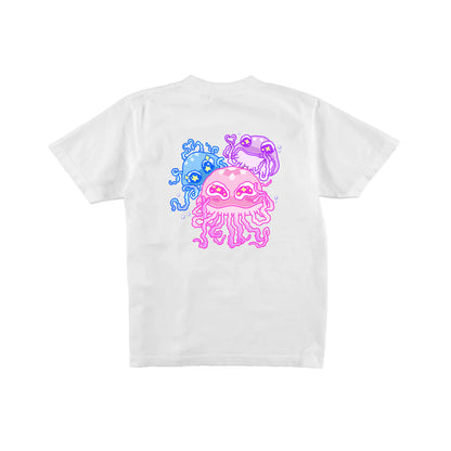 Chunky Jellyous of Us Jelly Fish T-Shirt - White