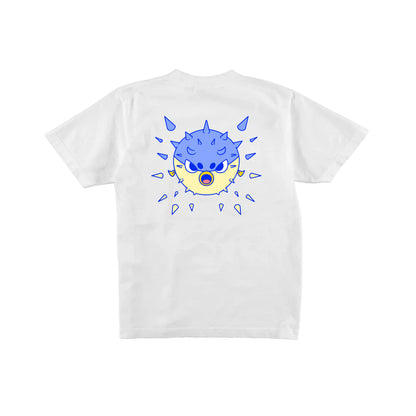 Chunky Blow Up Fish T-Shirt - White