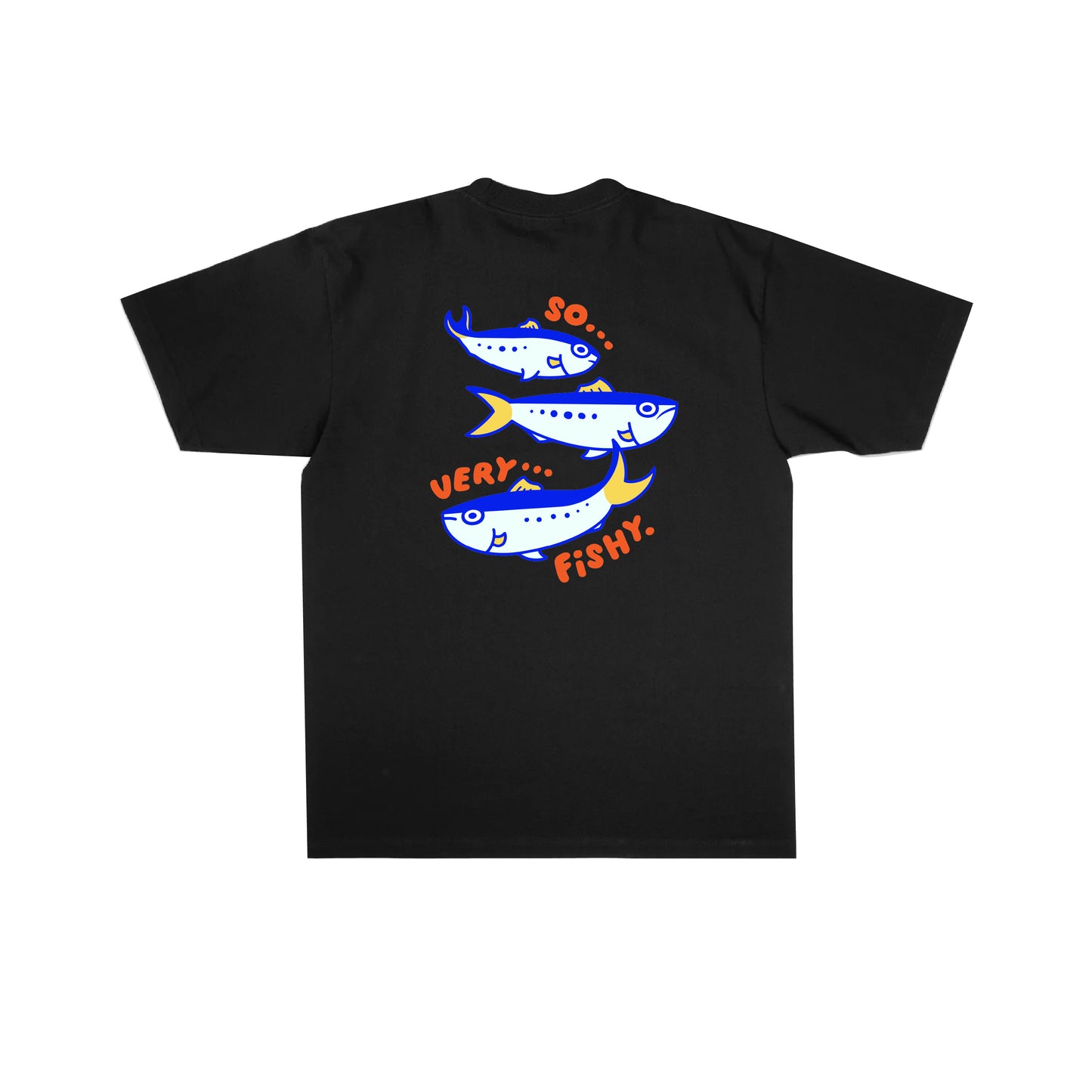 Chunky So Very Fishy Sardines T-Shirt - Black