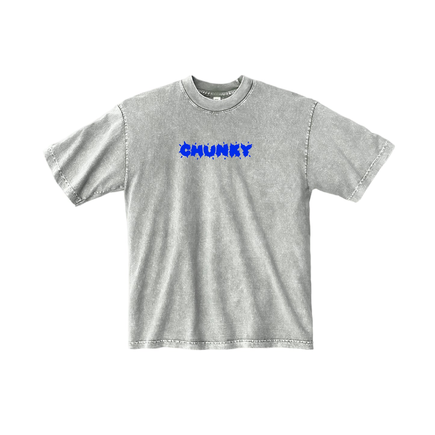 Chunky Blow Up Fish T-Shirt - Fog