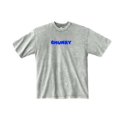Chunky Blow Up Fish T-Shirt - Fog