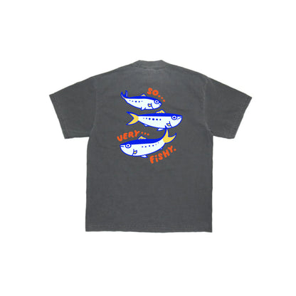 Chunky So Very Fishy Sardines T-Shirt - Shadow